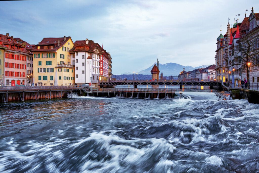the dream city Lucerne with Lake Lucerne