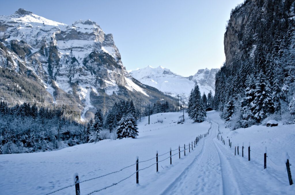 Winter, Lake Blausee