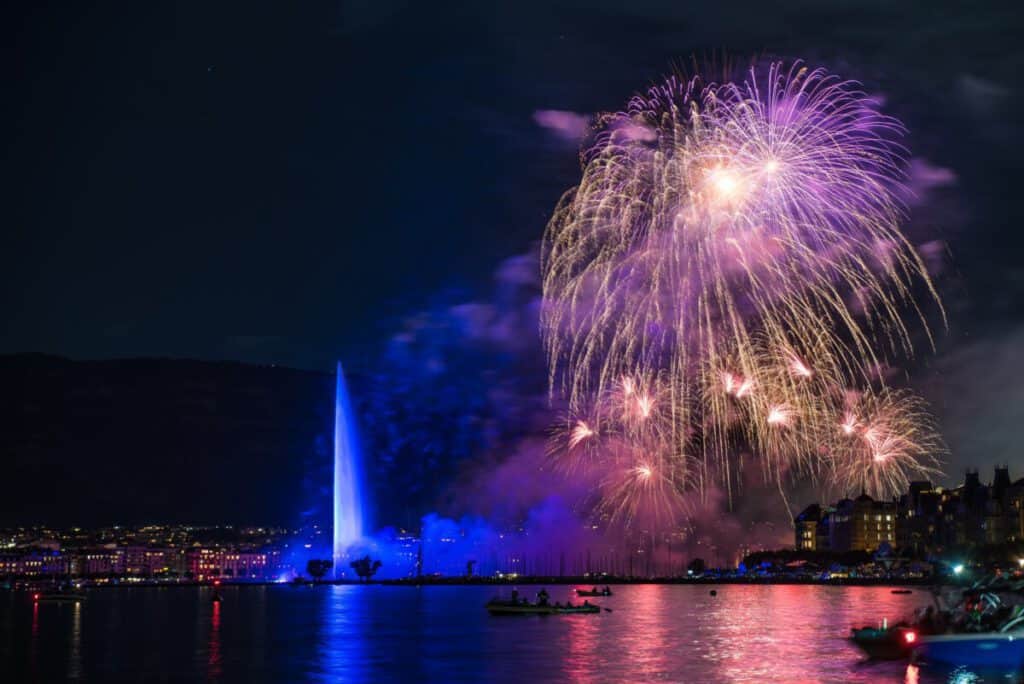 Geneva (Switzerland) New Year's Eve Fireworks Display: NYE Spectacular Livestream Options, Where to watch more.
