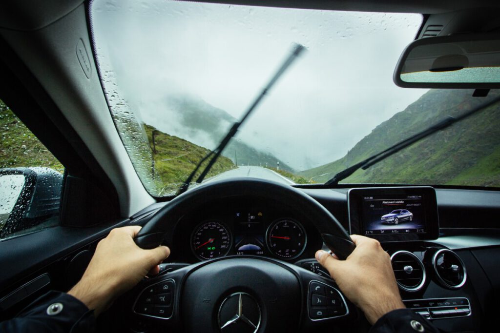 Rainy days on the Stelvio pass